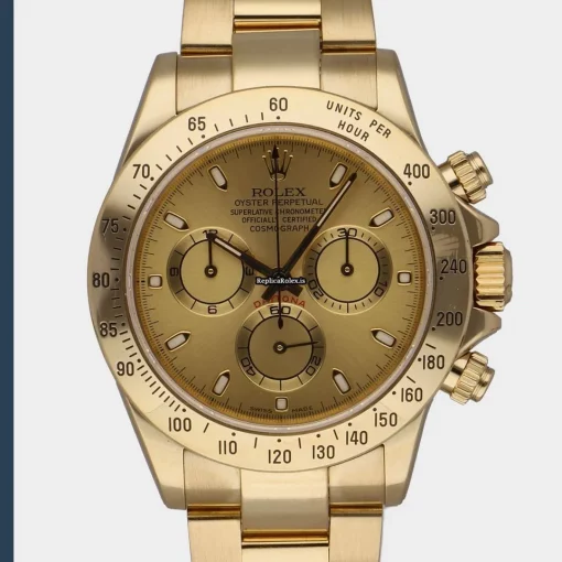 Discount Replica Rolex Daytona 116528 Caliber 4130 Automatic Movement 40mm Yellow Gold Case Mens/unisex Watch
