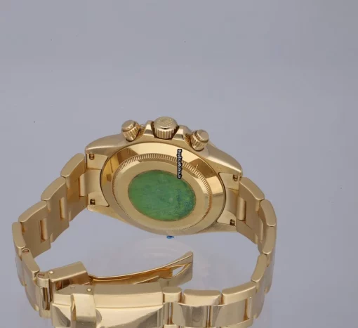 Discount Replica Rolex Daytona 116528 Caliber 4130 Automatic Movement 40mm Yellow Gold Case Mens/unisex Watch - Image 3