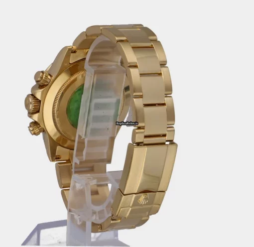 Discount Replica Rolex Daytona 116528 Caliber 4130 Automatic Movement 40mm Yellow Gold Case Mens/unisex Watch - Image 9