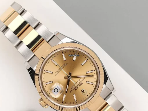 Wholesale Replica Rolex Datejust 126233 Automatic Movement 36mm Gold/steel Case Watch - Image 4