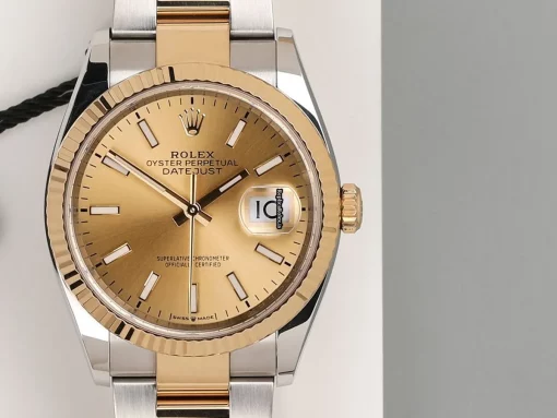 Wholesale Replica Rolex Datejust 126233 Automatic Movement 36mm Gold/steel Case Watch - Image 5