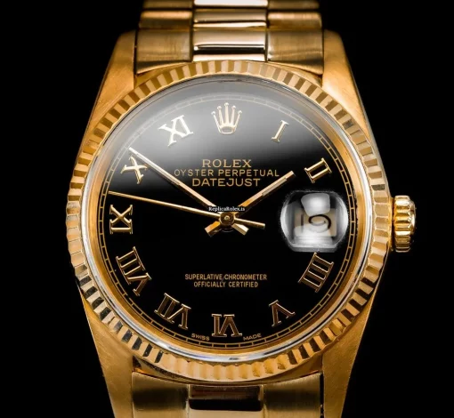 Affordable Replica Rolex Datejust 16238 Caliber 3135 Automatic Movement 36mm Yellow Gold Case Mens/unisex Watch - Image 4