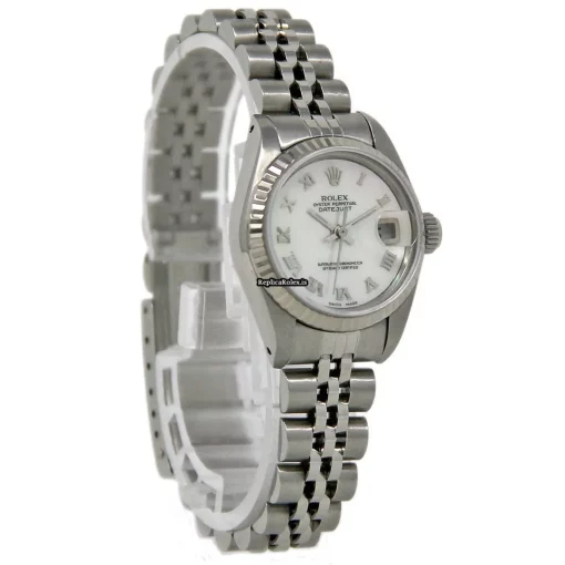 Fantastic Clone Rolex Lady-datejust 69174 Automatic Movement 26mm Steel Case Womens Watch - Image 5