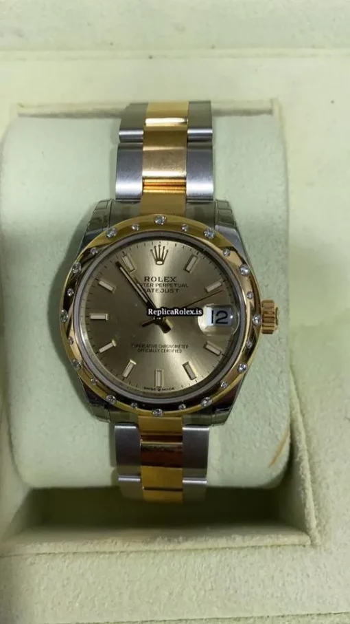 Luxury Replica Rolex Datejust 278343rbr Caliber 2236 Automatic Movement 31mm Gold/steel Case Womens Watch