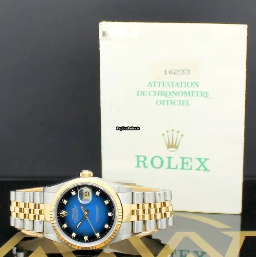 Fabulous Fakes Rolex Datejust 16233 Caliber 3135 Automatic Movement 36mm Steel Case Mens/unisex Watch - Image 2