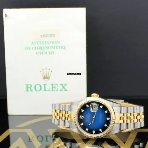 Fabulous Fakes Rolex Datejust 16233 Caliber 3135 Automatic Movement 36mm Steel Case Mens/unisex Watch - Image 3
