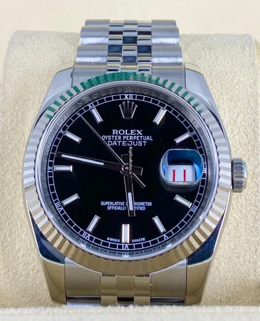 Stylish Replica Rolex Datejust 116234 Caliber 3135 Automatic Movement 36mm Steel Case Mens/unisex Watch - Image 2