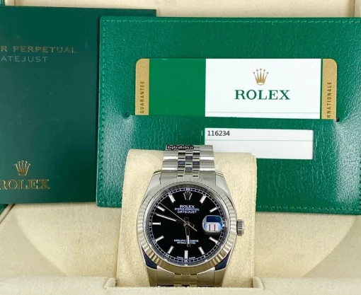 Stylish Replica Rolex Datejust 116234 Caliber 3135 Automatic Movement 36mm Steel Case Mens/unisex Watch - Image 3