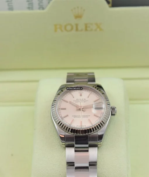 Suitable Replica Rolex Lady-datejust 178274 Caliber 2235 Automatic Movement 31mm Steel Case Womens Watch - Image 7