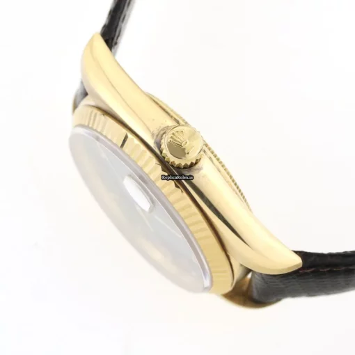 High Quality Replica Rolex Datejust 16018 Automatic Movement 36mm Yellow Gold Case Watch - Image 4