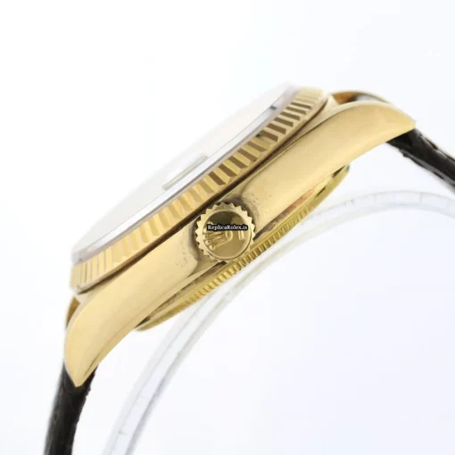 High Quality Replica Rolex Datejust 16018 Automatic Movement 36mm Yellow Gold Case Watch - Image 5