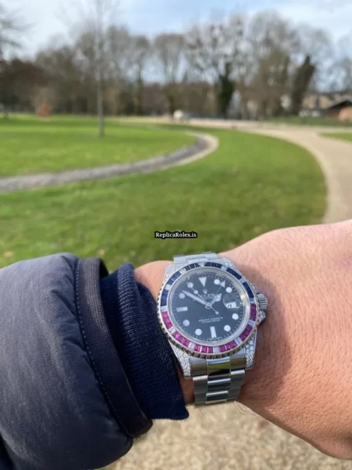 Best Replica Rolex Gmt-master II 116710ln Caliber 3186 Automatic Movement 40mm Steel Case Mens/unisex Watch - Image 7
