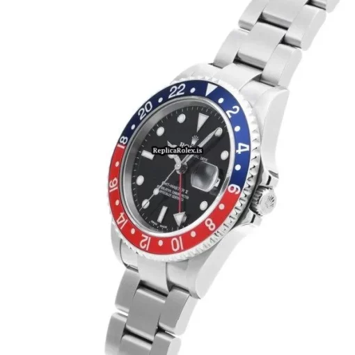 Cool Replica Rolex Gmt-master II 16710 Caliber 3185 Automatic Movement 40mm Steel Case Watch - Image 2