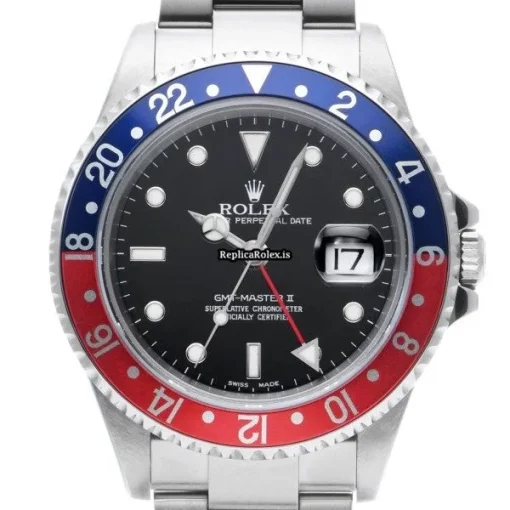 Cool Replica Rolex Gmt-master II 16710 Caliber 3185 Automatic Movement 40mm Steel Case Watch - Image 5
