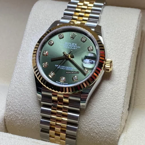 Suitable Fake Rolex Datejust 278273-0030 31mm Yellow Gold Case Watch