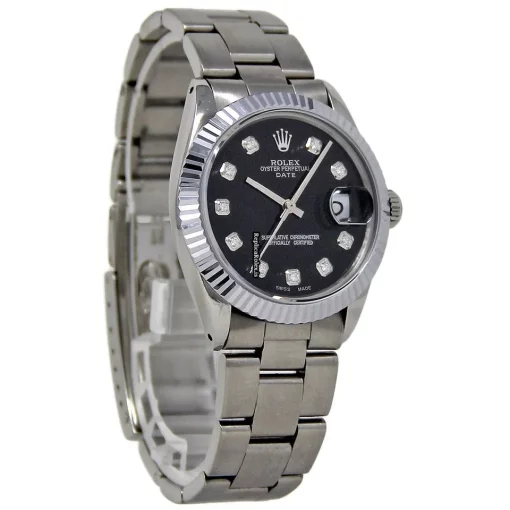 High-end Replica Rolex Oyster Perpetual Date 1500 Automatic Movement 34mm Steel Case Womens Watch - Image 5