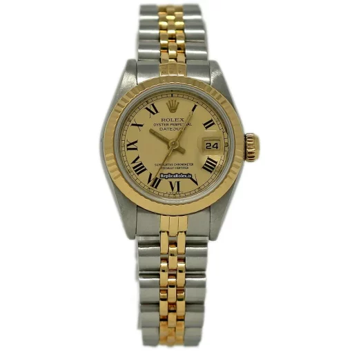 Fantastic Replica Rolex Lady-datejust 69173 Automatic Movement 26mm Steel Case Womens Watch - Image 2
