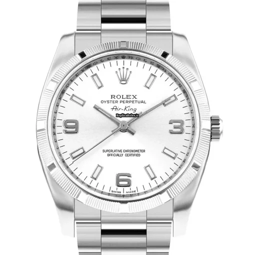 Epic Imitation Rolex Air King 114210 Caliber 3130 Automatic Movement 34mm Steel Case Mens/unisex Watch - Image 2