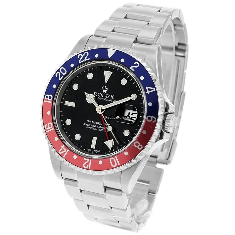 1:1 Replica Rolex Gmt-master II 16710 40mm Steel Case Mens/unisex Watch
