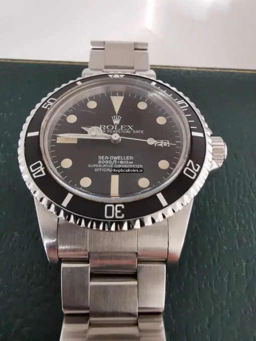 Defect Fake Rolex Sea-dweller 1665 Caliber 1570 Automatic Movement 40mm Steel Case Mens/unisex Watch - Image 4