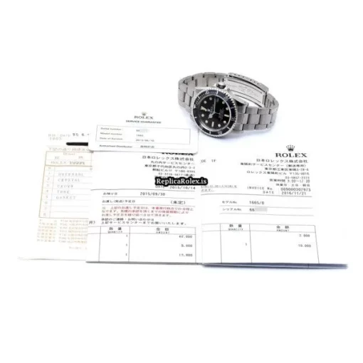 Top Imitation Rolex Sea-dweller 1665 Caliber 1570 Automatic Movement 40mm Steel Case Watch - Image 4