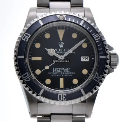 Top Imitation Rolex Sea-dweller 1665 Caliber 1570 Automatic Movement 40mm Steel Case Watch - Image 5