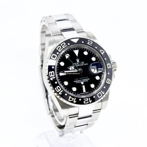 Amazing Replica Rolex Gmt-master II 116710ln Caliber 3186 Automatic Movement 40mm Steel Case Mens/unisex Watch - Image 3