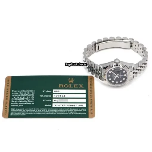 Design Replica Rolex Lady-datejust 179174g Automatic Movement 26mm Steel Case Womens Watch - Image 5