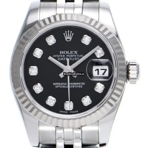Design Replica Rolex Lady-datejust 179174g Automatic Movement 26mm Steel Case Womens Watch - Image 6