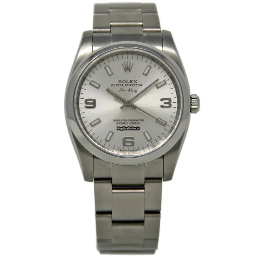 Great Replica Rolex Air King 114200 Caliber 3130 Automatic Movement 34mm Steel Case Womens Watch - Image 2