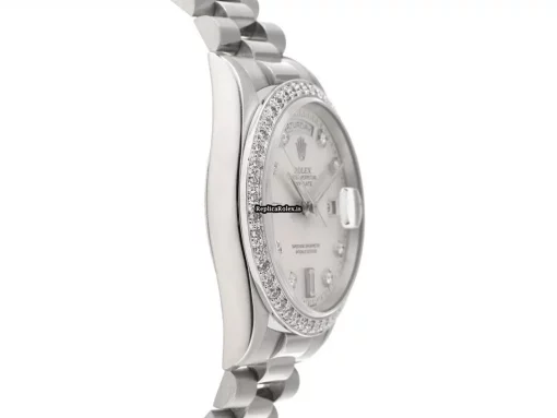 Epic Copies Rolex Day-date 36 18346 Caliber 3155 Automatic Movement 36mm Platinum Case Mens/unisex Watch - Image 3