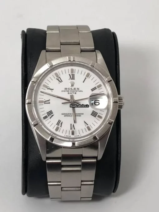 Fantastic Clone Rolex Oyster Perpetual Date 15210 Caliber 3135 Automatic Movement 34mm Steel Case Mens/unisex Watch
