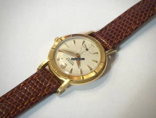 Luxury Replicas Rolex Oyster Precision 8823 Manual Winding Movement 23mm Yellow Gold Case Womens Watch - Image 3