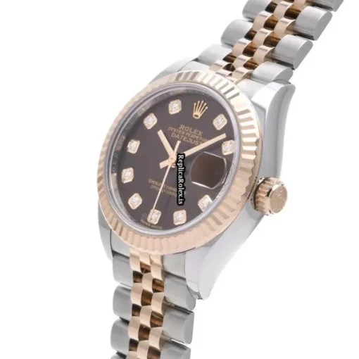 Marvellous Replica Rolex Lady-datejust 279171g Caliber 2236 Automatic Movement 28mm Steel Case Womens Watch - Image 2