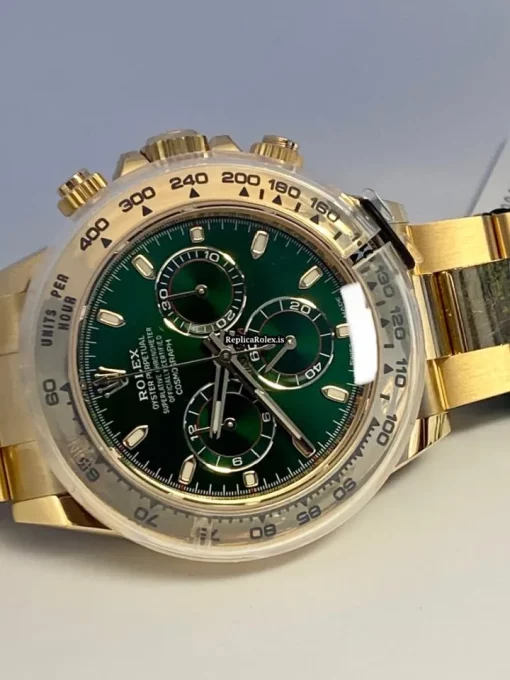 Great Replica Rolex Daytona 116508 Caliber 4130 Automatic Movement 40mm Yellow Gold Case Mens/unisex Watch - Image 7