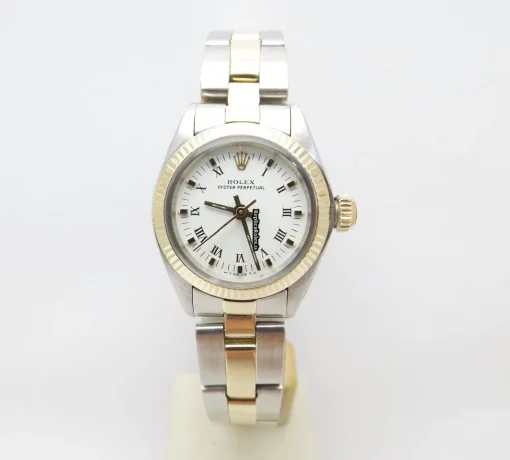 Reliable Replica Rolex Oyster Perpetual 26 6719 Caliber 2030 Automatic Movement Gold/steel Case Womens Watch