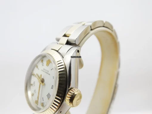 Reliable Replica Rolex Oyster Perpetual 26 6719 Caliber 2030 Automatic Movement Gold/steel Case Womens Watch - Image 2