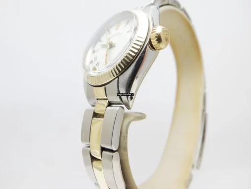 Reliable Replica Rolex Oyster Perpetual 26 6719 Caliber 2030 Automatic Movement Gold/steel Case Womens Watch - Image 3