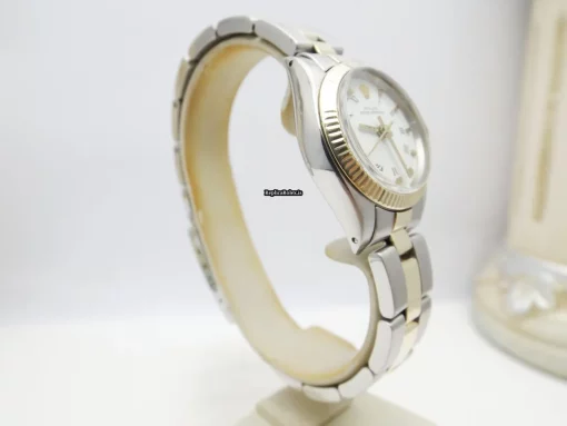 Reliable Replica Rolex Oyster Perpetual 26 6719 Caliber 2030 Automatic Movement Gold/steel Case Womens Watch - Image 6