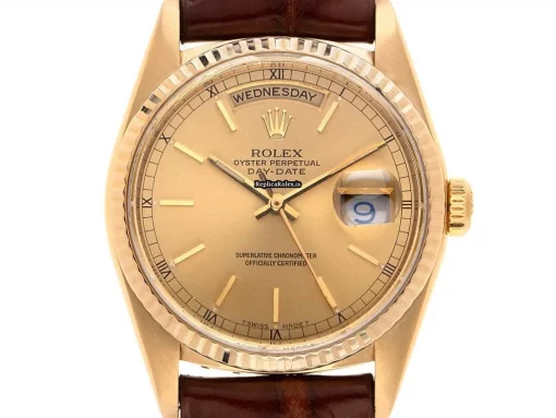 Incredible Fakes Rolex Day-date 36 18238 Caliber 3155 Automatic Movement 36mm Yellow Gold Case Mens/unisex Watch