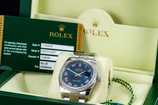 Recommend Replica Rolex Datejust 116200 Caliber 3135 Automatic Movement 36mm Steel Case Mens/unisex Watch - Image 8