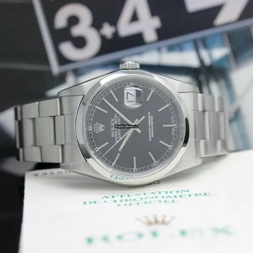 Great Replica Rolex Datejust 16200 Caliber 3135 Automatic Movement 36mm Steel Case Mens/unisex Watch - Image 2