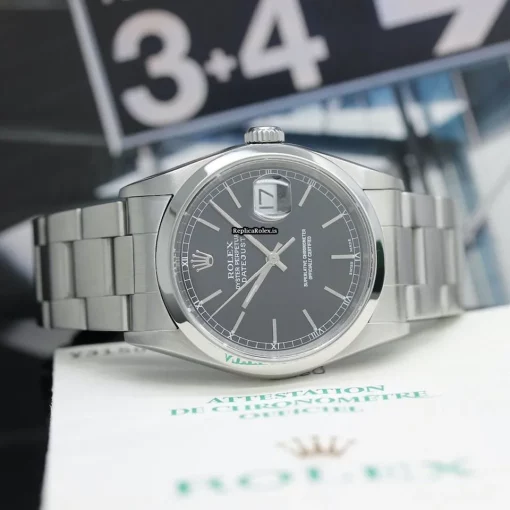 Great Replica Rolex Datejust 16200 Caliber 3135 Automatic Movement 36mm Steel Case Mens/unisex Watch - Image 4