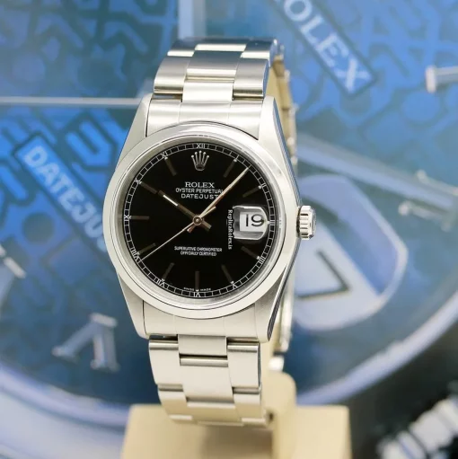 Great Replica Rolex Datejust 16200 Caliber 3135 Automatic Movement 36mm Steel Case Mens/unisex Watch - Image 9