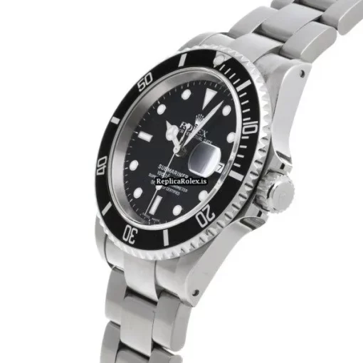 Great Fake Rolex Submariner Date 16610 Caliber 3135 Automatic Movement 40mm Steel Case Watch - Image 2
