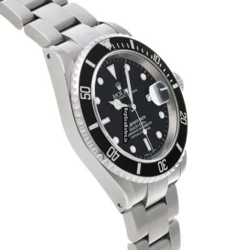 Great Fake Rolex Submariner Date 16610 Caliber 3135 Automatic Movement 40mm Steel Case Watch - Image 3
