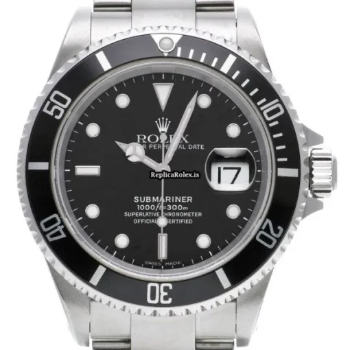 Great Fake Rolex Submariner Date 16610 Caliber 3135 Automatic Movement 40mm Steel Case Watch - Image 5