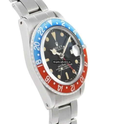 Luxury Replica Rolex Gmt-master 1675 Caliber 1570 Automatic Movement 40mm Steel Case Watch - Image 3
