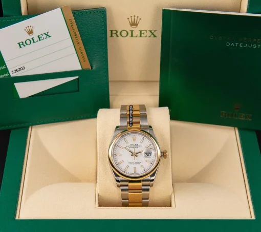Great Fake Rolex Datejust 126203 Caliber 3235 Automatic Movement 36mm Steel Case Mens/unisex Watch - Image 2