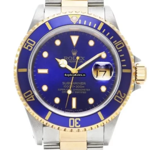 Durable Copies Rolex Submariner Date 16613 Caliber 3135 Automatic Movement 40mm Steel Case Watch - Image 6